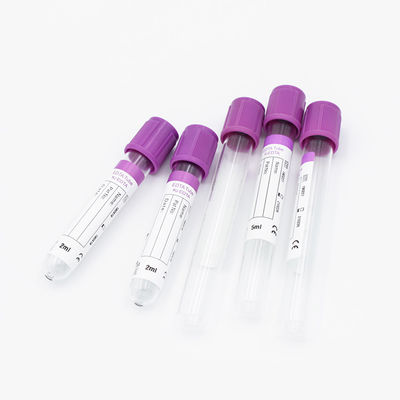Ø13×75mm Vacuum Blood Collection Vacutainer Tubes Ø13×100mm K3/K2 EDTA Blood Test Collection Tube For Medical Use