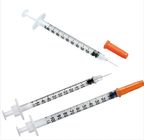 Disposable Safety Ultra- Fine Orange Insulin Syringes OEM 0.3ml 0.5ml 1ml Disposable Insulin Syringe Manufacturer