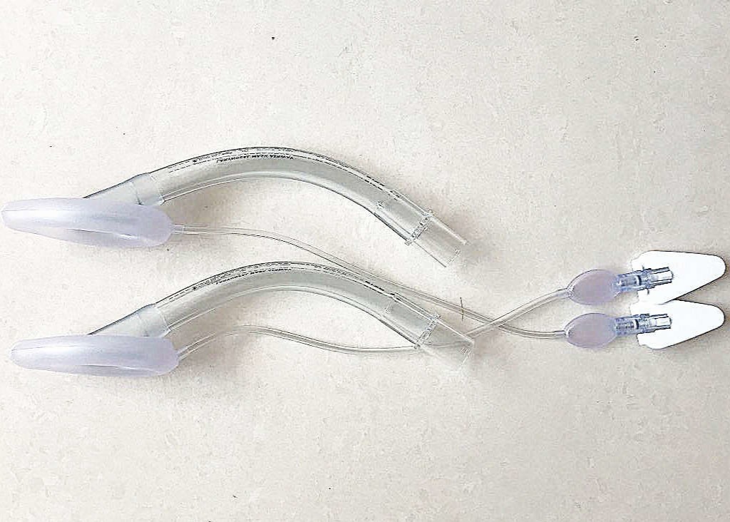 Cylindrical Surgical Laryngeal Mask , Laryngeal Mask Airway For Neck