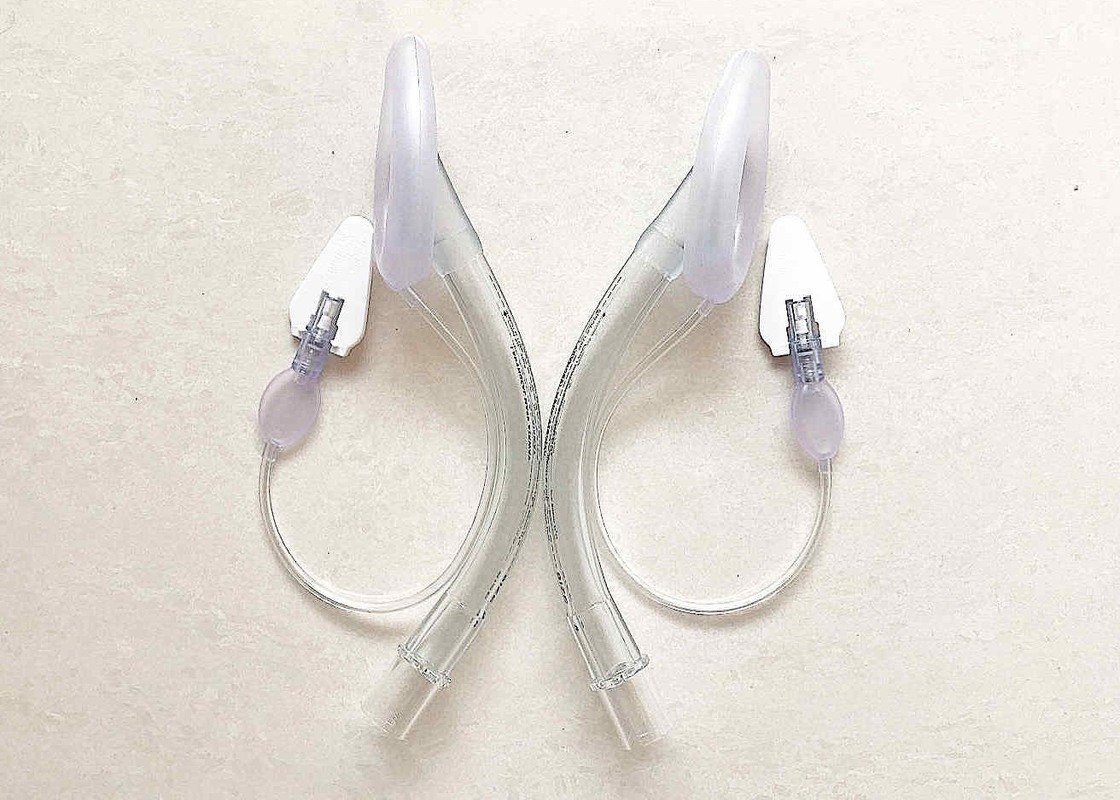 Single Use Flexible Laryngeal Mask , Silicone Laryngeal Mask For Child Use