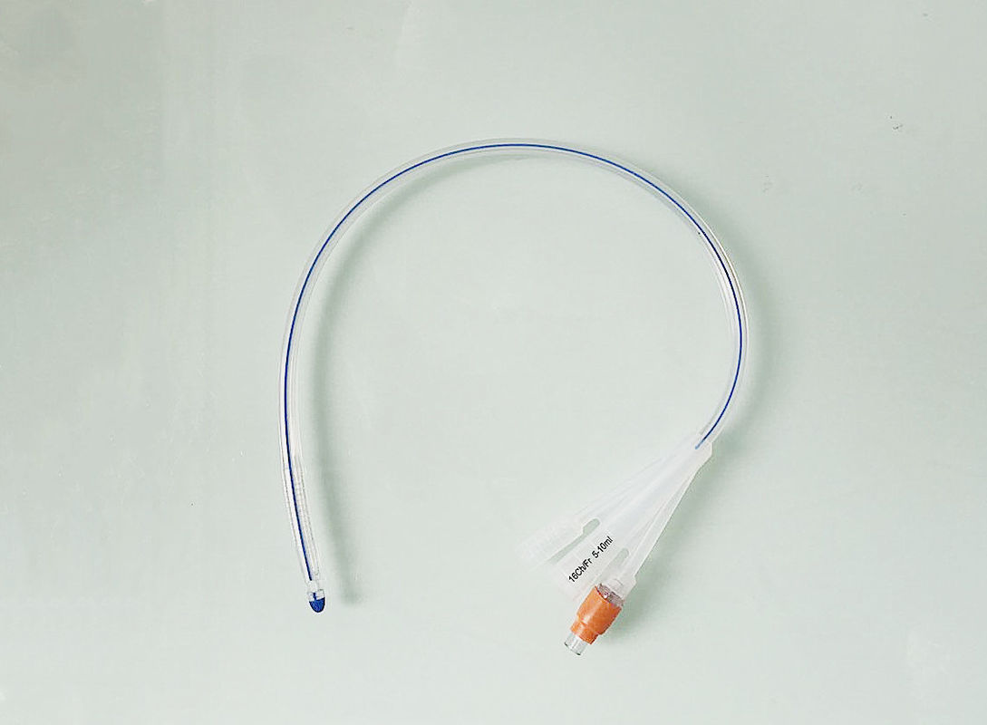 Light Weight 3 Way Silicone Foley Catheter Size 6 - 26 Ch/Fr CE Compliant