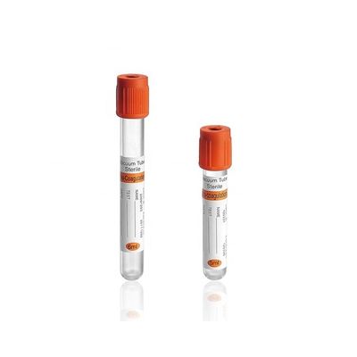 Single Use Clot Activator Tube Blood Collection Tube Sterile Glass Disposal Vacuum Blood Collection Tube