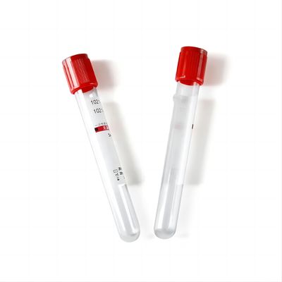 Manufacturers Price Medical Red Top 3ml 5ml 10ml Plain Sample Vacuum Blood Test Collection Tubes