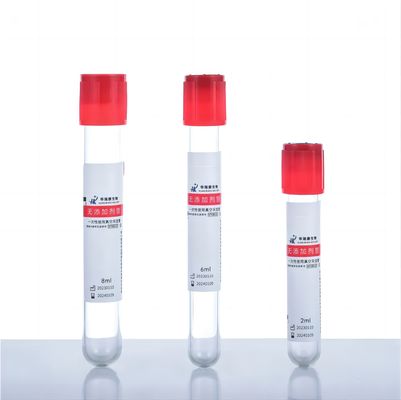 Manufacturers Price Medical Red Top 3ml 5ml 10ml Plain Sample Vacuum Blood Test Collection Tubes