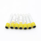 CE Certified Vacuum Venous Vacuum Blood Collection Gel And Clot Activator Yellow Cap Tube