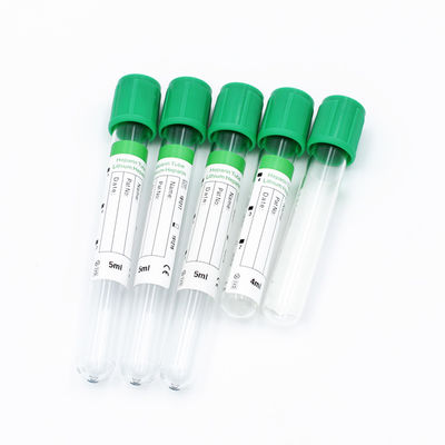 Hospital Use Medical 1ML,2ML,3ML,6ML-10 ML Professional Heparin Tube for Clinical Plasma and Blood Collection System