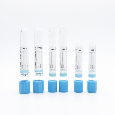 Blue Cap 5ml,10ml Laboratory Test Sodium Citrate Vacuum Blood Collection Pt Tube For Blood Coagulation Test