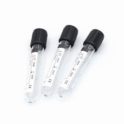 Medical Disposable Vacuum Blood Collection Sodium Citrate Tube 1.6ml 2.4ml ESR Tube Black Top