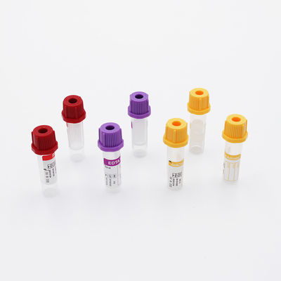 Disposable Plastic Micro Blood Collection Tube 0.25ml/0.5ml/1ml Micro Plain Gel Separator Serum Tube