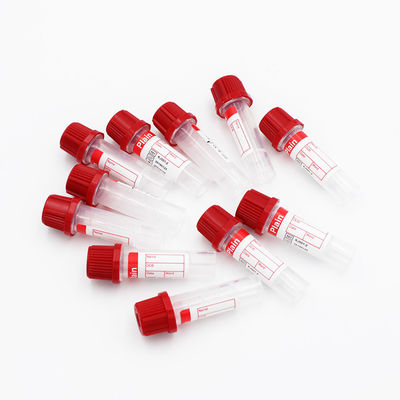 Disposable Plastic Micro Blood Collection Tube 0.25ml/0.5ml/1ml Micro Plain Gel Separator Serum Tube