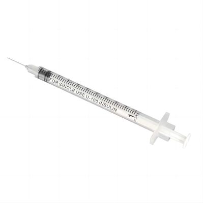 Disposable Safety Ultra- Fine Orange Insulin Syringes OEM 0.3ml 0.5ml 1ml Disposable Insulin Syringe Manufacturer