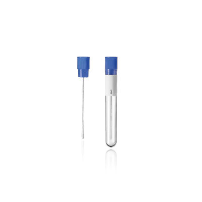 Flocked Swabs With Transport Tube For Virus Testing Wood PP Stainless Steel Tube For Choose