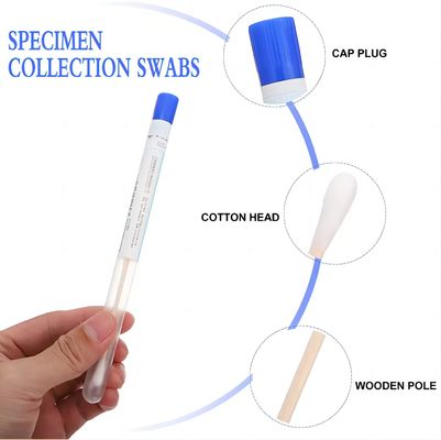 Transport Medium Swab With Stuart Agar Gel Medium For Sample Specimen Collection Purpose