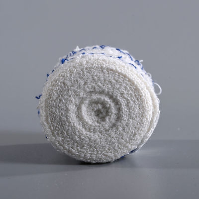 Blue Red White Color Line Medical Cotton Crepe Bandage Elastic Crepe Bandage Spandex Crepe Bandage