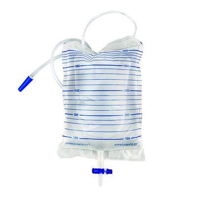 Disposable Sterilize Urinary Drainage Bag Urine Container 1000ml 2000ml Urine Collection Bag With T Valve