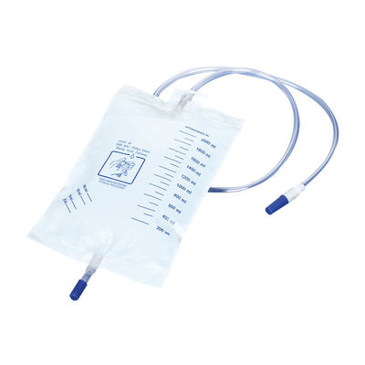 2000ml Urine Drainage Bag Luxury Medical Plastic Urine Medical Peritoneal Dialysis Drainage Bags With Screw Valve