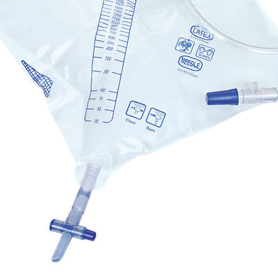 Urine Bag Drainage Bag For Collecting Urine 2000ML Transparent Male Female Urine Drainage Collection Bags