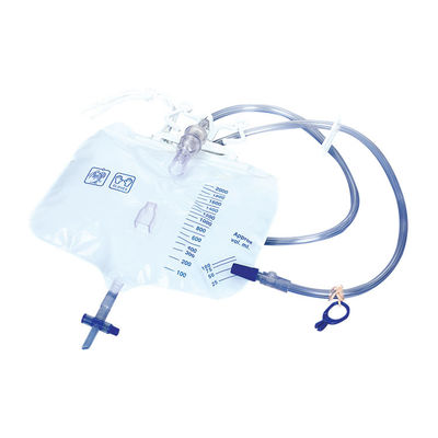 Adult Urine Drainage Collection Bag 2000ml Men Urine Bag Drainage System Bag Silicone Urine Collection Bag