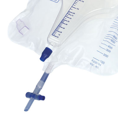 2000ML 1000ML 500ML Urinary Meter Drainage Bag Disposable Metered Adult Urinary Urine Drainage Collection Bag
