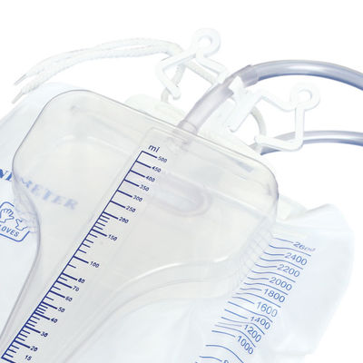2000ML 1000ML 500ML Urinary Meter Drainage Bag Disposable Metered Adult Urinary Urine Drainage Collection Bag