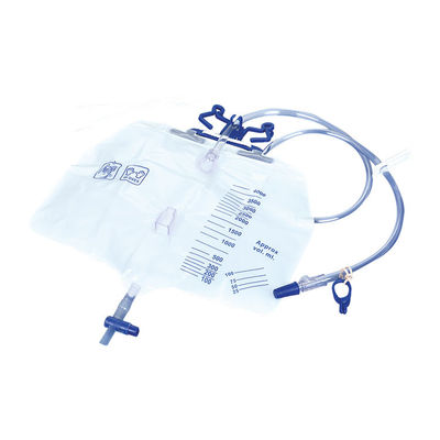 2000ML 1000ML 500ML Urinary Meter Drainage Bag Disposable Metered Adult Urinary Urine Drainage Collection Bag
