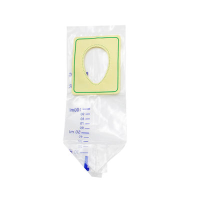 Medical Disposable For Kids PVC Hospital 100ml 200ml Pediatric Urine Bag Baby Bag Urine  Pediatric Urine Collector