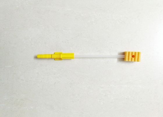 Hygiene Oral Care Swab Suction Toothbrush With Sponge Head