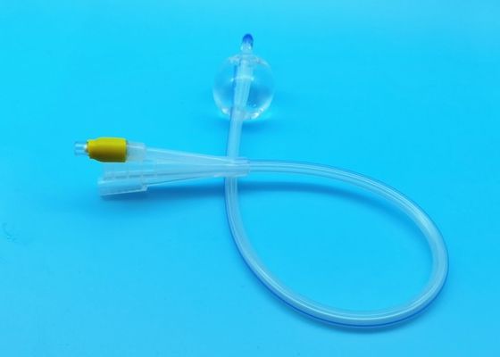 CE / ISO Certificates 3 Way Foley Catheter Medical Silicone Materials