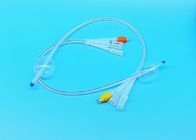 Latex Free Foley Balloon Catheter , Silicone Urinary Catheter Easy Operation
