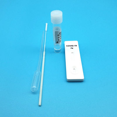 Plastic Cassette Corona Virus Diagnostic Test Kits Saliva Specimen