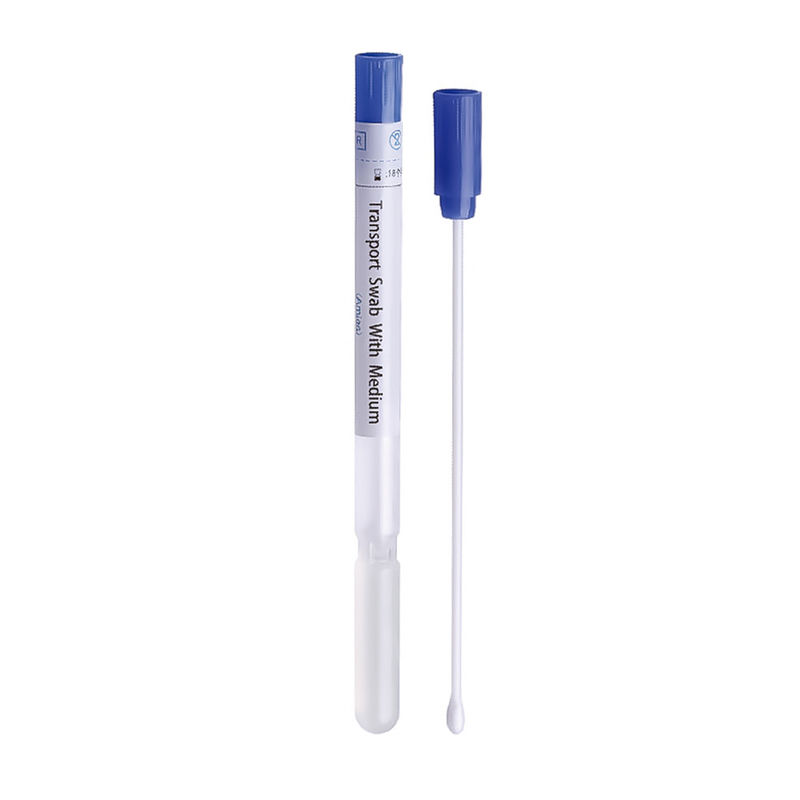 Transport Swab Medical Sterile With Medium Amies Agar Gel For Sample Specimen Collection purpose