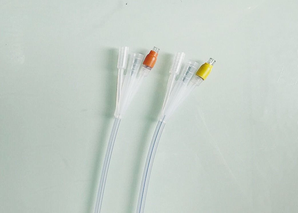 Silicone Urinary 3 Way Foley Catheter Medical Supplies CE / ISO Approved