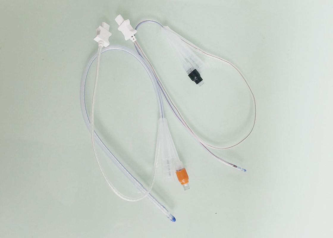 Transparent Smooth Silicone Temperature Probe Foley Catheter 400mm Length