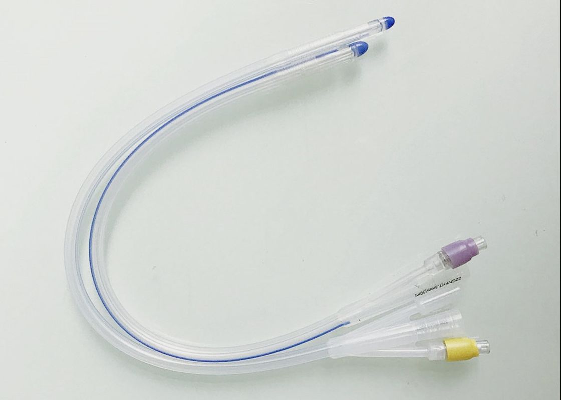 Silicone Urethral Three Way Foley Balloon Catheter 12 - 26 Ch/Fr Sizes