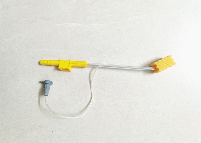 Hygiene Oral Care Swab Suction Toothbrush With Sponge Head