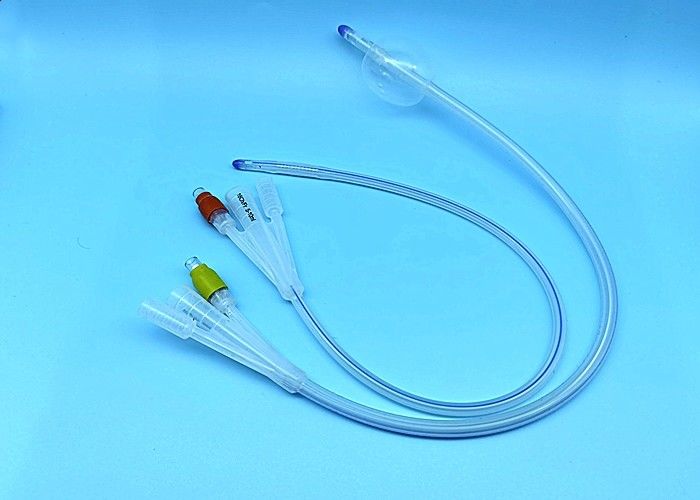 Medical Consumable Easy To Use Three Way Urinary Catheter 8 - 26 Fr